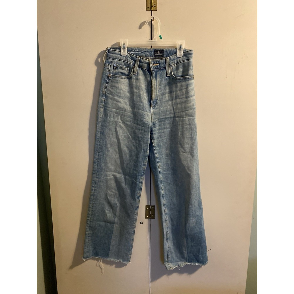 AG Adriano Goldschmied Jeans Women 25 Blue Good The Etta Wide Leg Crop